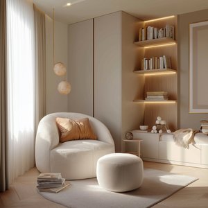 Minimalist Interior Cozy Living Room Design