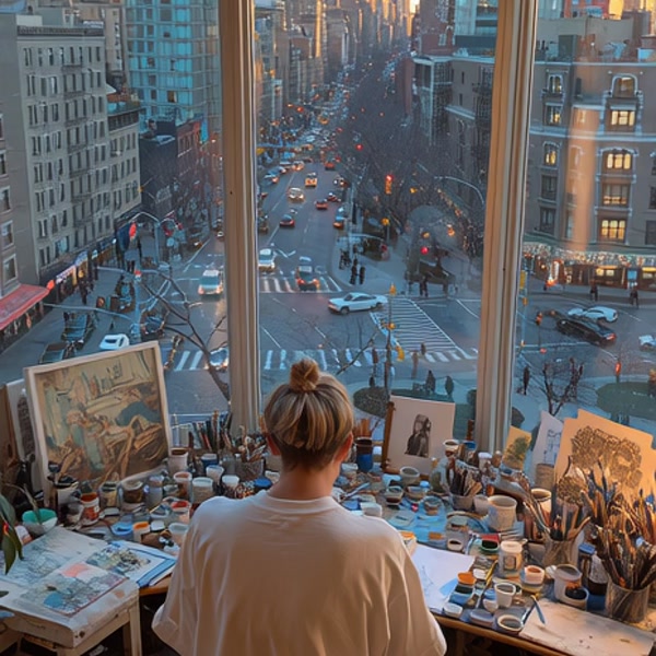 Creative Individual Urban Studio Art Workspace
